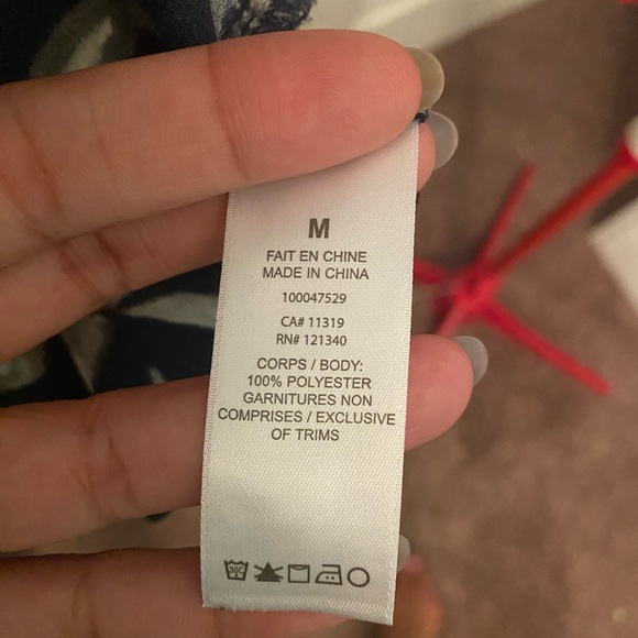 Beautiful Navy Floral Shift Dress - Picture 3 of 4